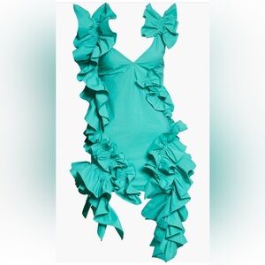 Aknvas Brooke Ruffle Minidress | size 0